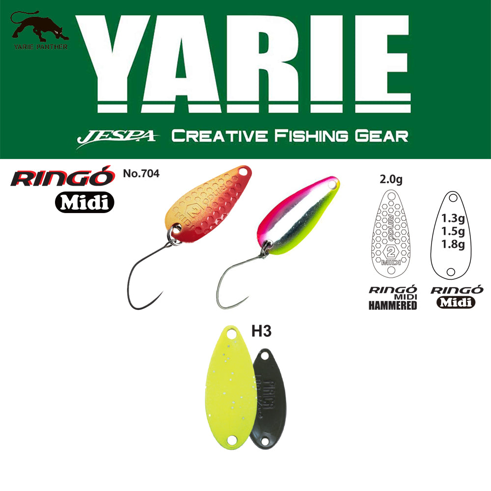 LINGURITA OSCILANTA YARIE 704 RINGO MIDI H3 Chart Glitter 1.8G