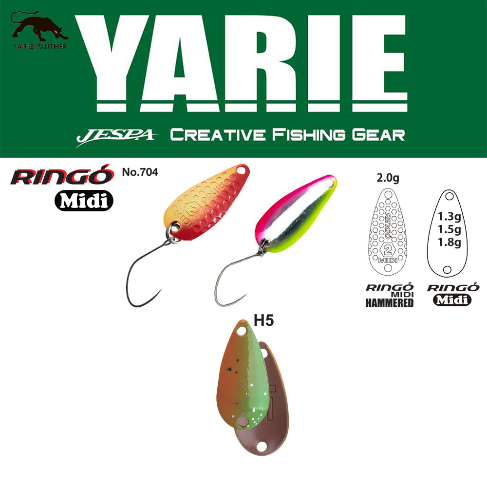 LINGURITA OSCILANTA YARIE 704 RINGO MIDI H5 Thirty Eight 1.8G