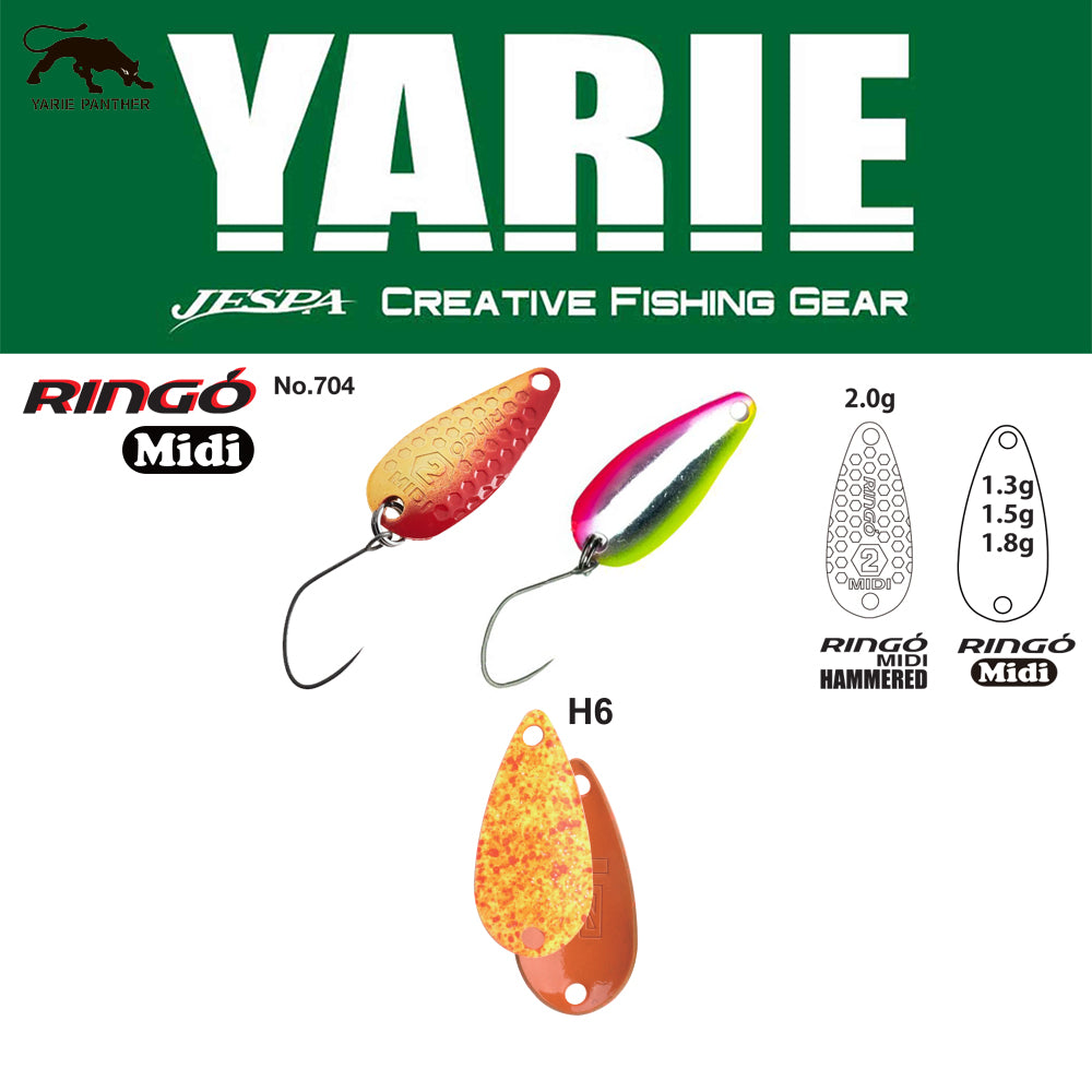 LINGURITA OSCILANTA YARIE 704 RINGO MIDI H6 Daidai Squash 1.8G