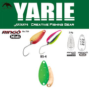 LINGURITA OSCILANTA YARIE 704 RINGO MIDI HAMMERED BS-4 LIME GLITTER 2G