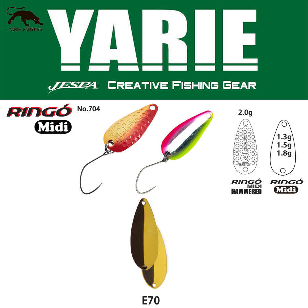 LINGURITA OSCILANTA YARIE 704 RINGO MIDI HAMMERED E70 PUDDING 2G