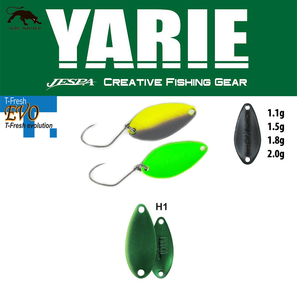 LINGURITA OSCILANTA YARIE 710T T-FRESH EVO H1 Green Metallic 1.5G