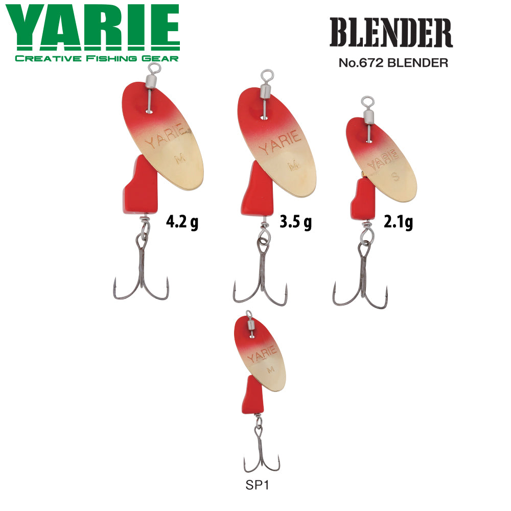 LINGURITA ROTATIVA YARIE 672 BLENDER SP1 RED/RED 3.5G