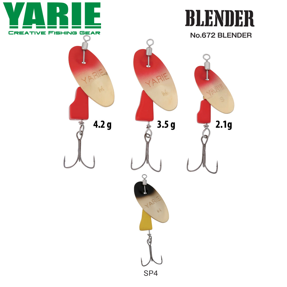 LINGURITA ROTATIVA YARIE 672 BLENDER SP3 BLACK/YELLOW 3.5G