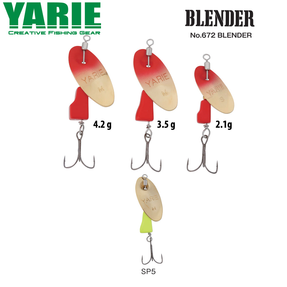 LINGURITA ROTATIVA YARIE 672 BLENDER SP5 GOLD/LEMON 3.5G