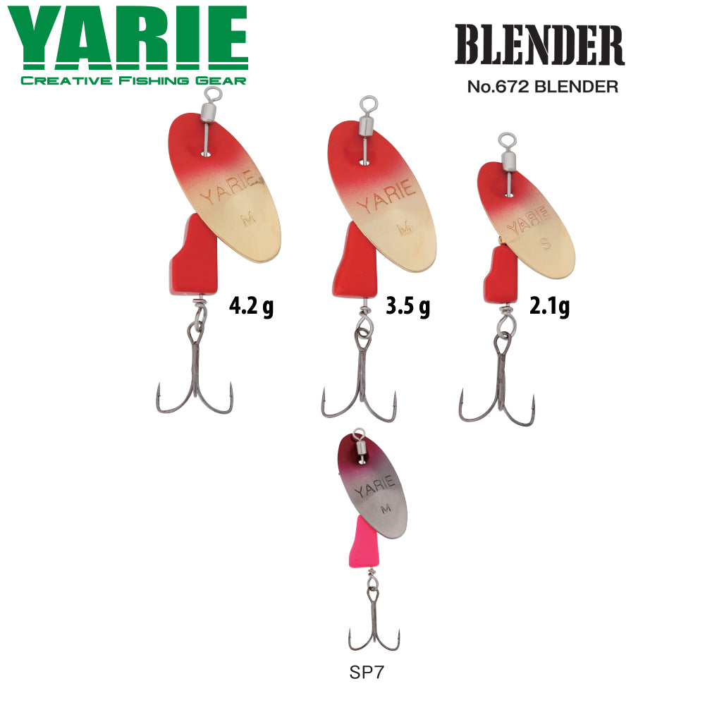 LINGURITA ROTATIVA YARIE 672 BLENDER SP7 PINK/PINK 3.5G