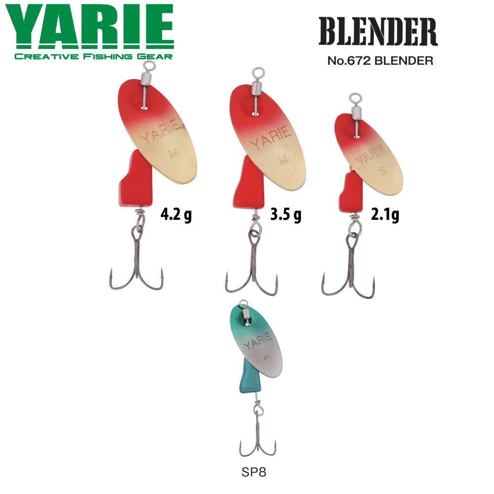 LINGURITA ROTATIVA YARIE 672 BLENDER SP8 GREEN GRADE 2.1G