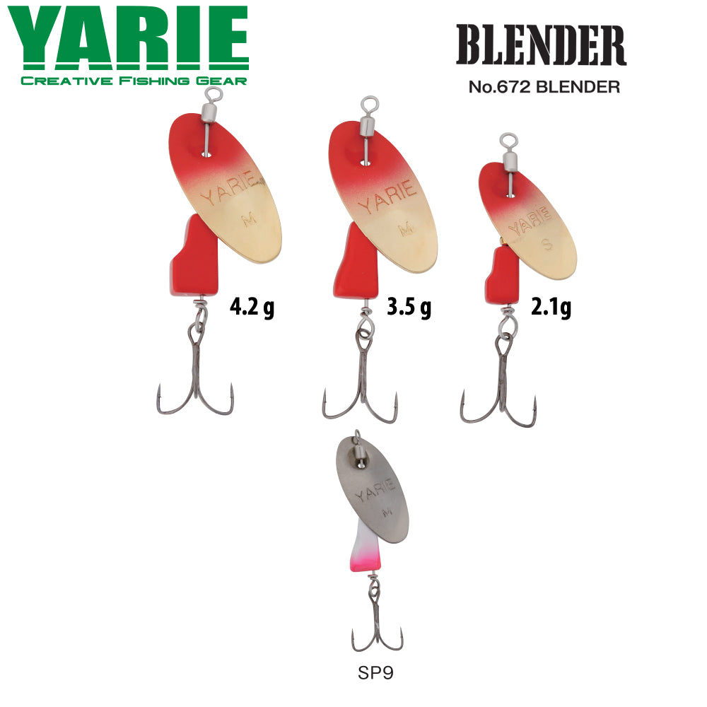 LINGURITA ROTATIVA YARIE 672 BLENDER SP9 SILVER PINK 2.1G