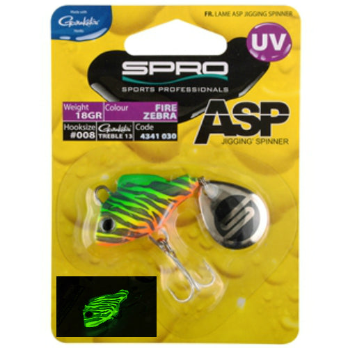 LINGURITA SPRO ASP SPINNER UV 28GR FIREFLY