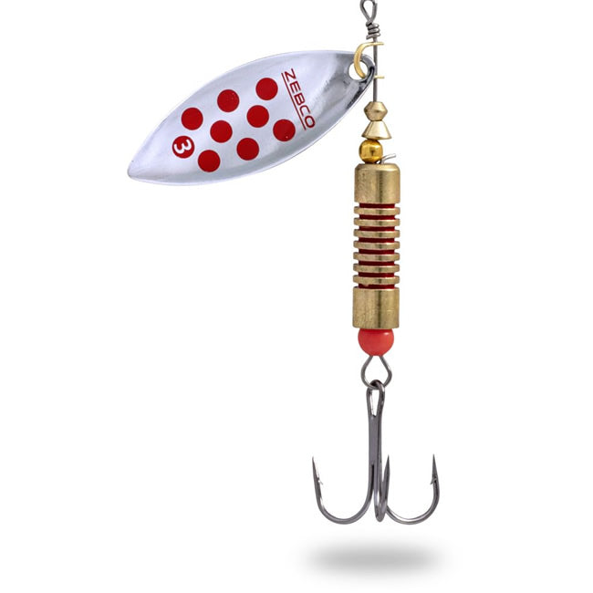 LINGURITA ZEBCO Trophy Z-River No. SILVER/RED
