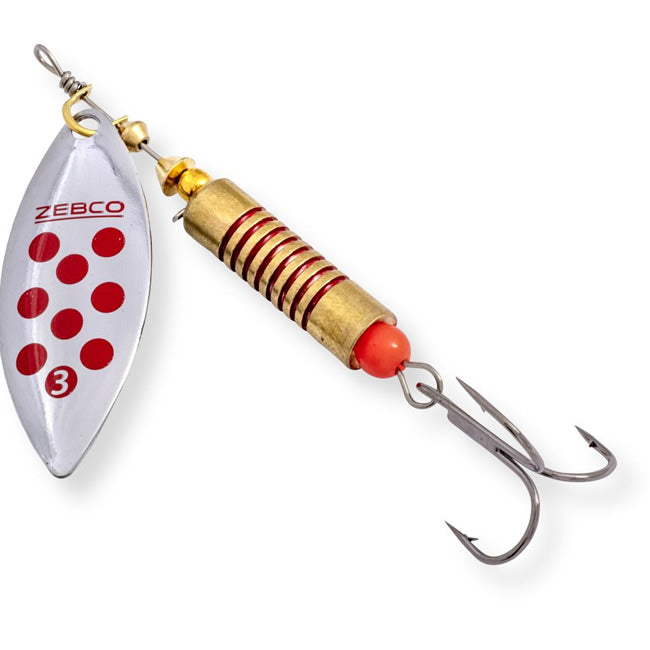 LINGURITA ZEBCO Trophy Z-River No. SILVER/RED