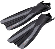 Labe SAVAGE GREAR Belly Boat Fins, Black Grey