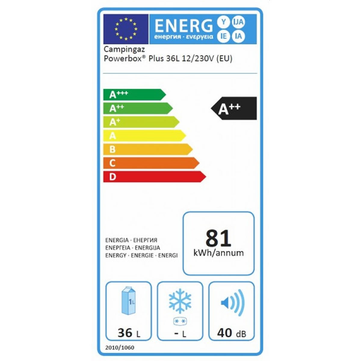 Lada Frigorifica Electrica 12/230V Campingaz Powerbox Plus 36l
