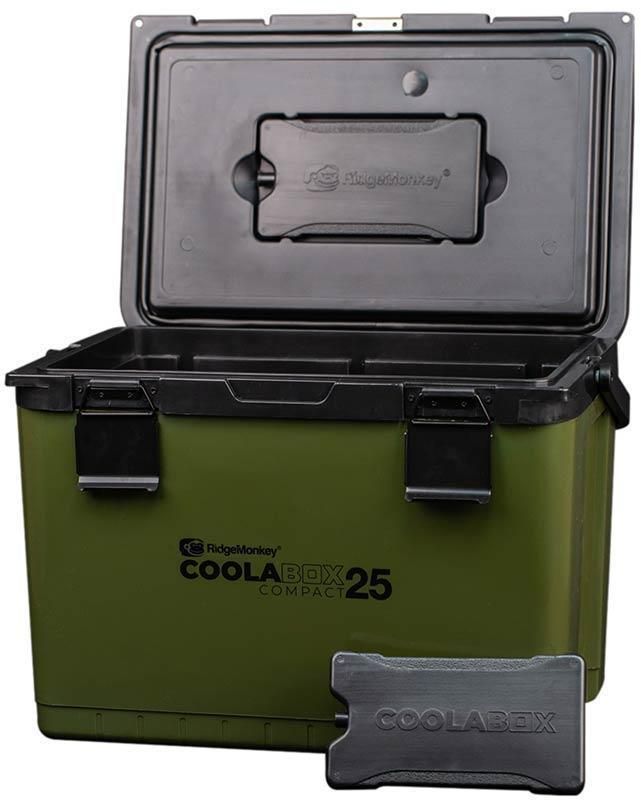 Lada Frigorifica Ridge Monkey CoolaBox Compact 12, 25L, Black/Green, 47x35x30cm