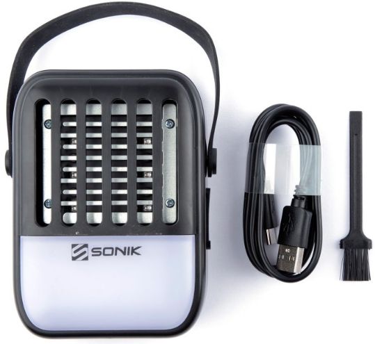 Lampa Cort SONIK Gizmo Cu Aparat Contra Insecte Bug Zapper, 9.2x5x11.8cm
