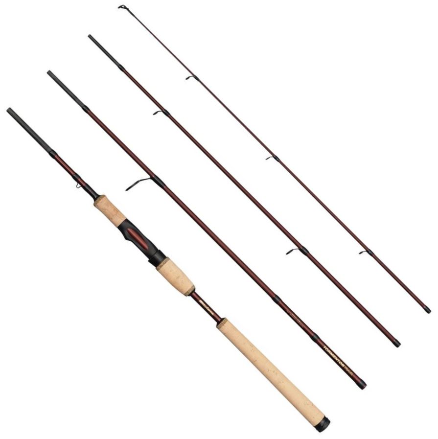 Lanseta ABU GARCIA Tormentor 2 Travel Spinning Rod ML, 8-24g, 2.44m, 4seg