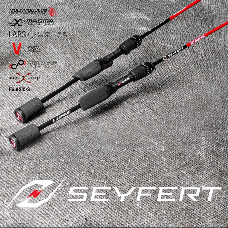Lanseta AIRRUS Seyfert Area Precision Spinning F 1.75m, UL 2-4.5g, 1.5-4lbs, 2seg