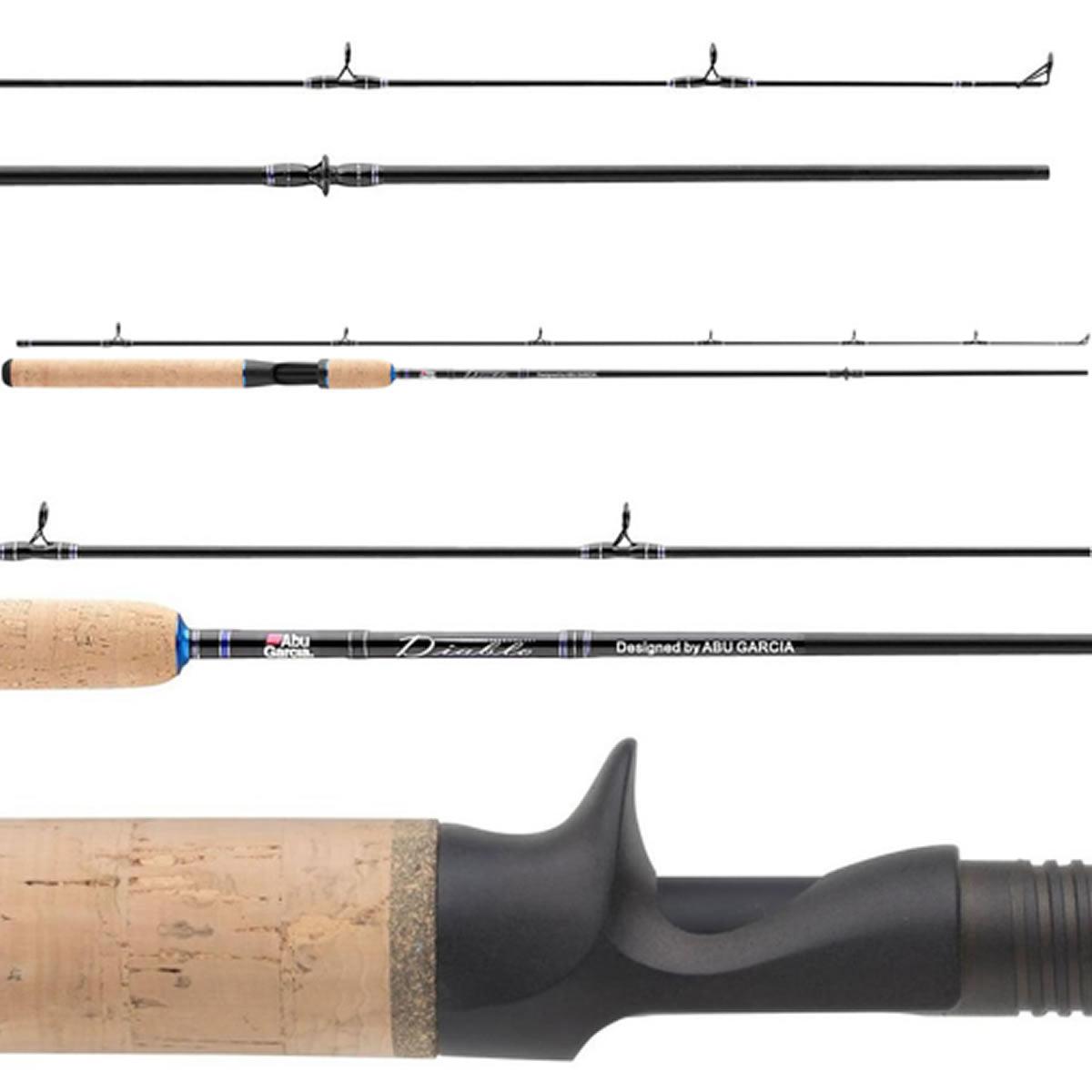 Lanseta Abu Garcia Devil Casting 802M, 2.43m, 10-30g, 2buc