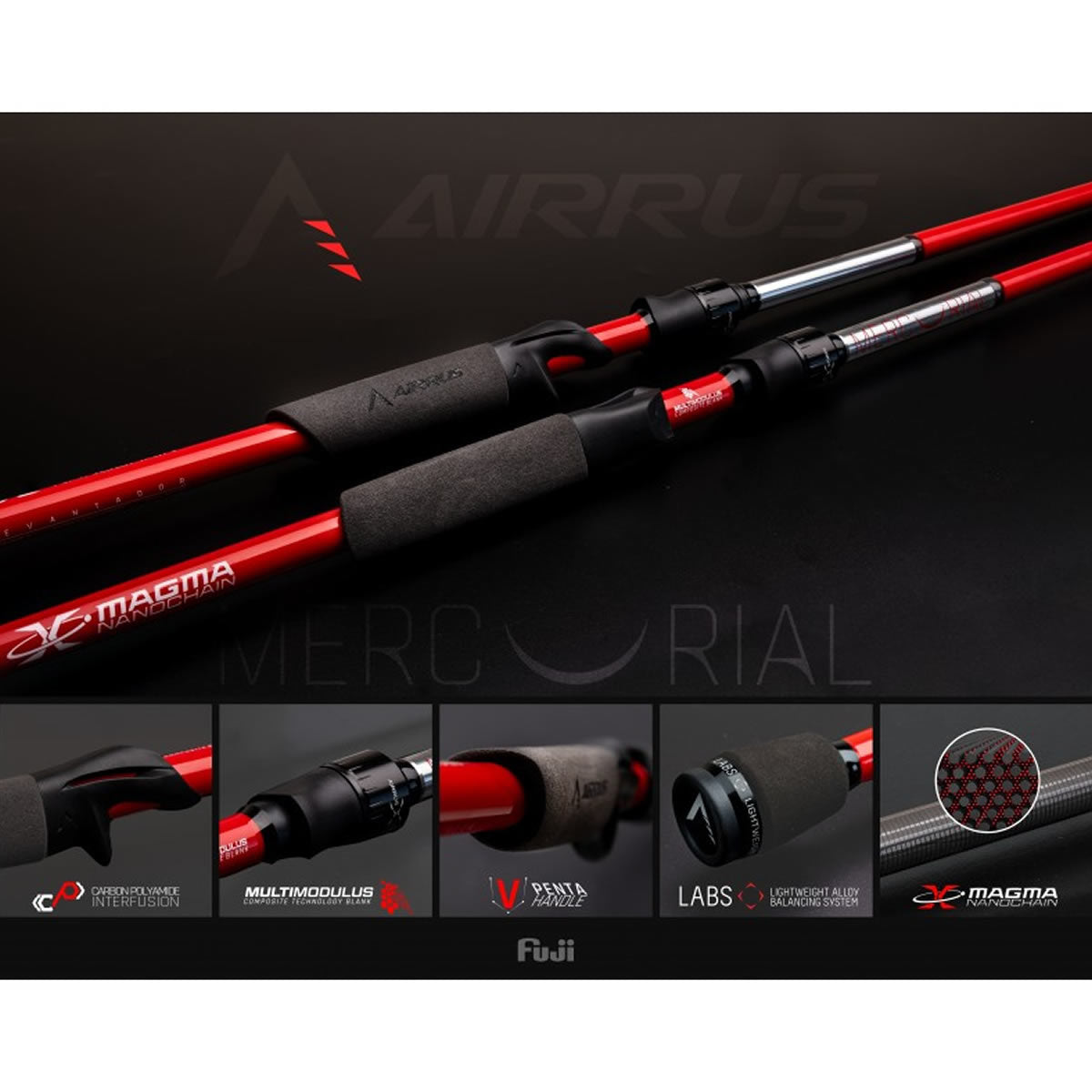 Lanseta Airrus Mercurial Swiftblade Spinning 2.13m, 5.25-17.5g, 1seg
