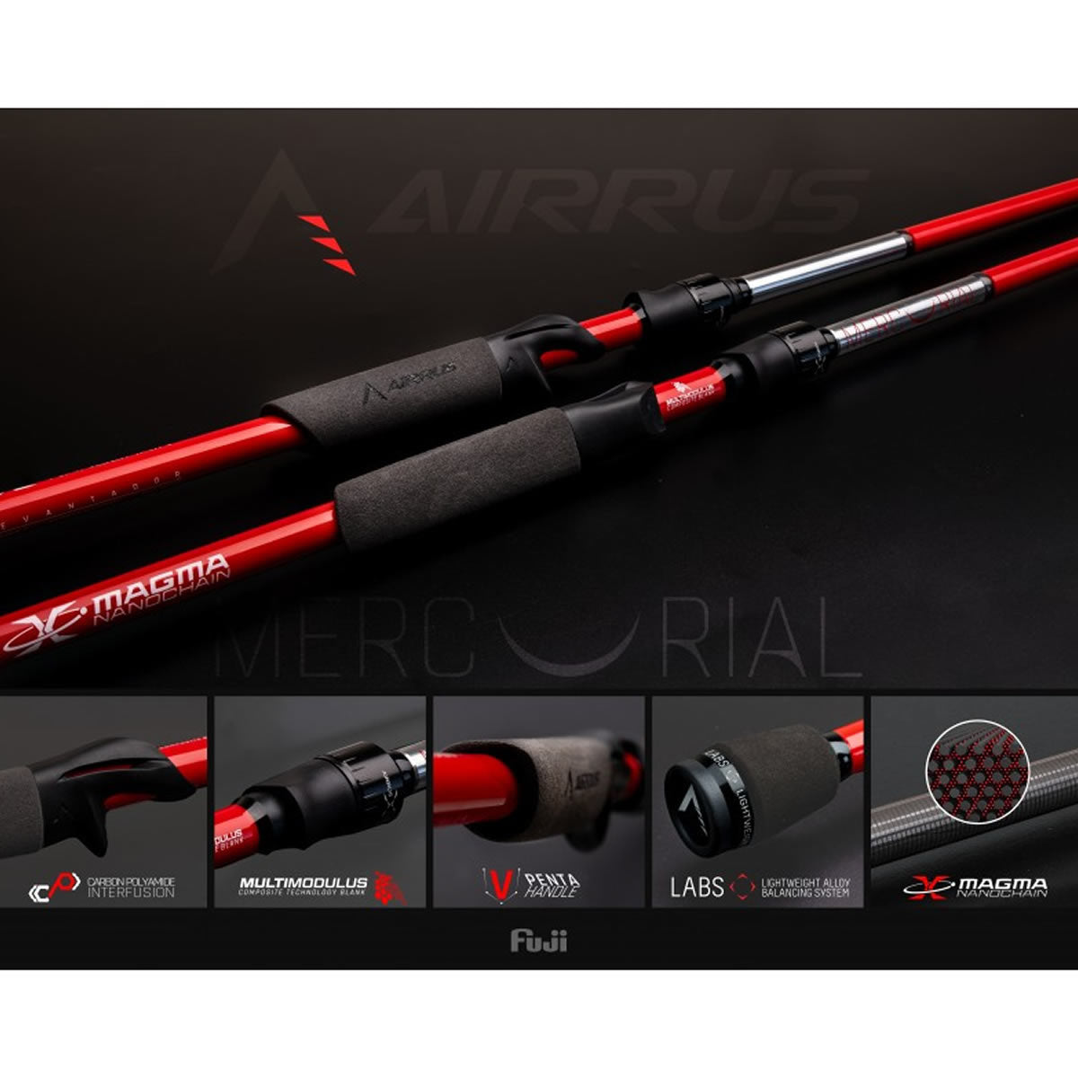 Lanseta Airrus Mercurial Vicious Twitcher Cast 2.05m, 7-14g, 1seg