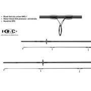 Lanseta DAIWA Black Widow XT Stalker Carp 3.90m, 3.5lbs, 2seg