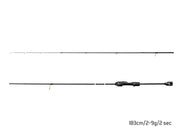 Lanseta Delphin BLACK CODE C.I.T. 183cm 2-9g 2seg