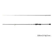 Lanseta Delphin BLACK CODE C.I.T. 228cm 2-9g 2seg