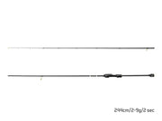 Lanseta Delphin BLACK CODE C.I.T. 244cm 2-9g 2seg