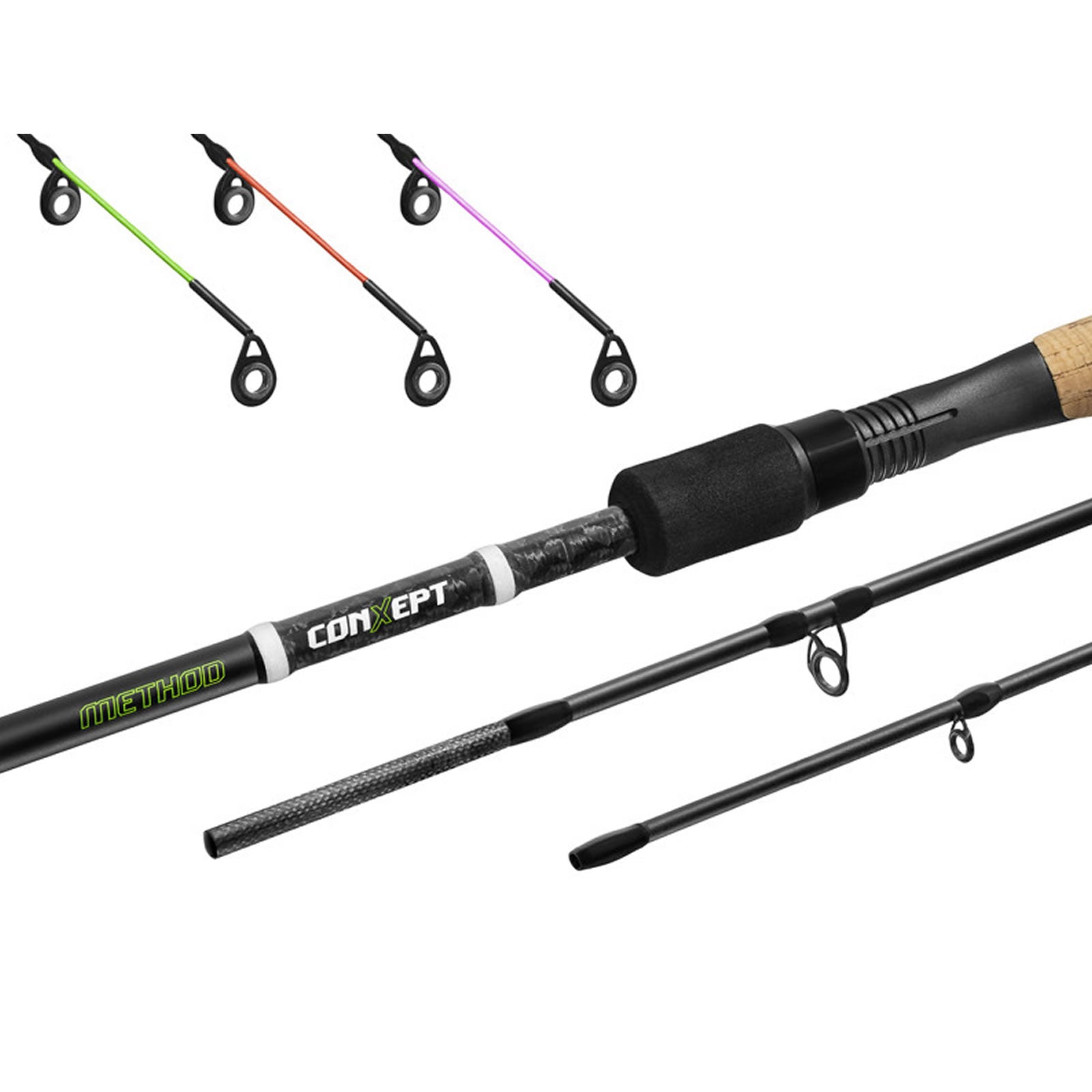 Lanseta Delphin Method CONXEPT 3.60m, 60g, 3+3seg