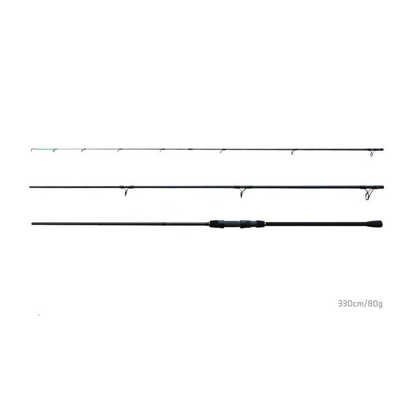 Lanseta Delphin Opium Black Feeder Plus 3 varfuri 3.30m 80g