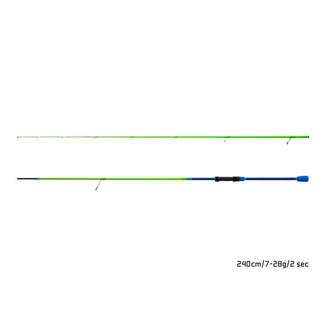 Lanseta Delphin  PETROL Tip A, 2.40m, 7-28g, 2seg