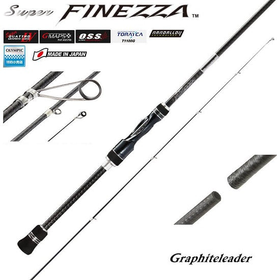 Lanseta Graphiteleader Super Finezza GSFS-712ML-T Fast 2.42m 1-15g Medium Light