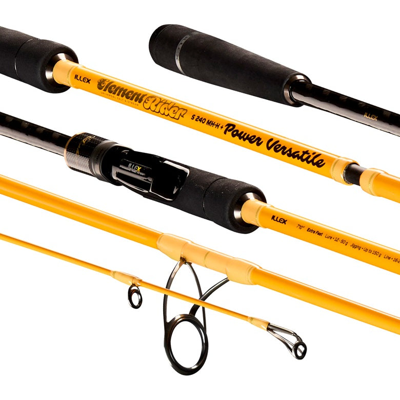 Lanseta ILLEX Element Rider X5 Power Versatile, 2.40m, 12-50g, 1+1seg