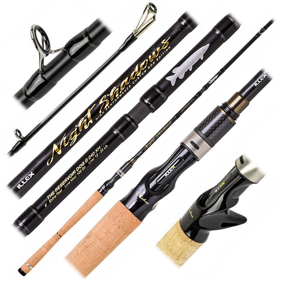 Lanseta ILLEX Night Shadows The Reservoir Dog, 2.40m, 100g , 1+1seg
