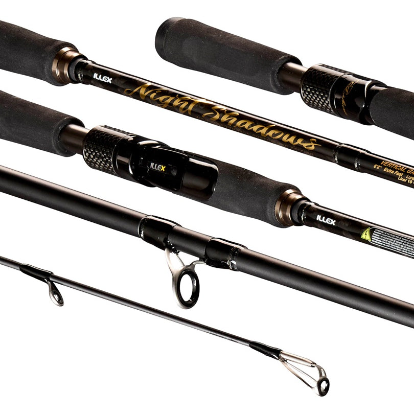 Lanseta ILLEX Night Shadows Vertical Game, 1.90m, 10-40g , 1+1seg