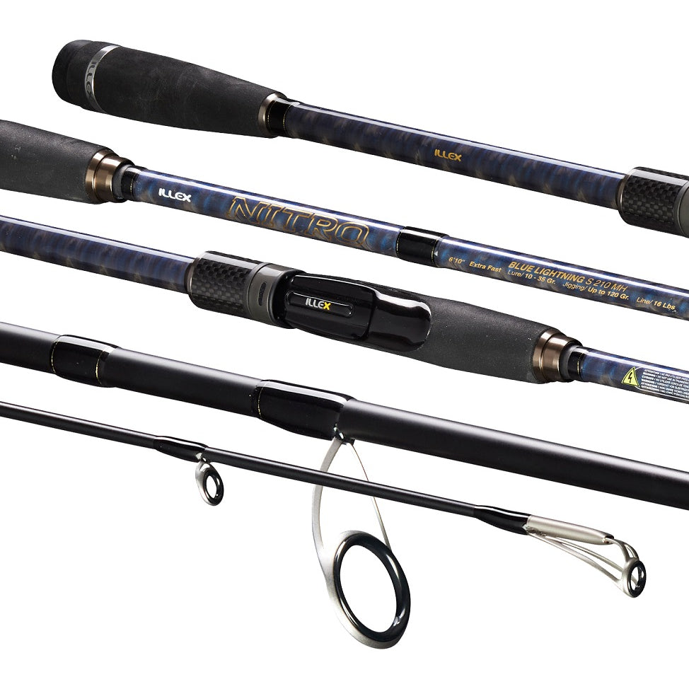 Lanseta ILLEX Nitro Blue Lightning, 2.10m, 10-35g, 1+1seg