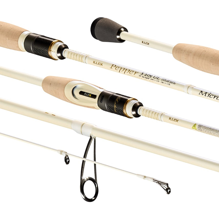 Lanseta ILLEX Pepper X5 Micro Jig Special, 2.05m, 1-5g, 1+1seg