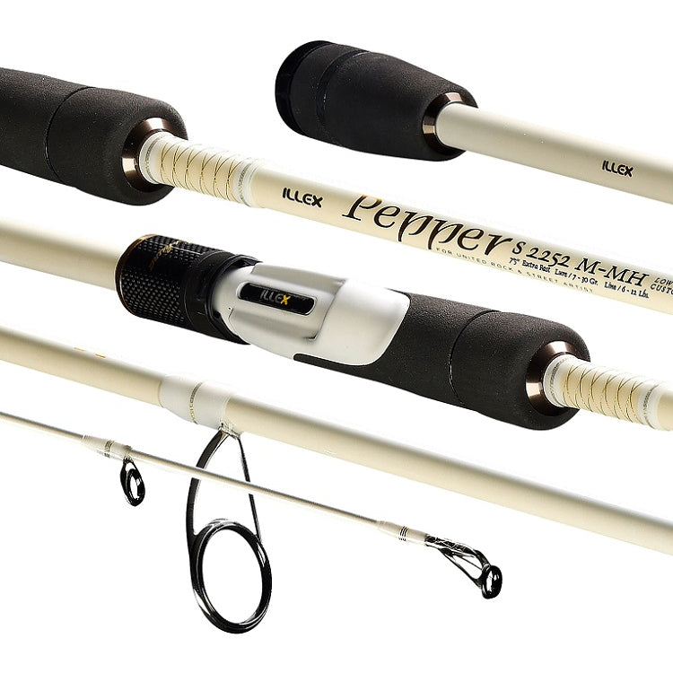 Lanseta ILLEX Pepper X5 Silver Ops, 2.25m, 7-30g, 2seg