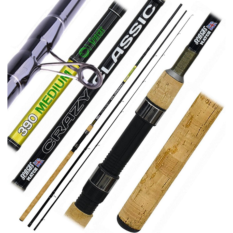 Lanseta Match SENSAS Crazy Classic Waggler Medium, 3.90m, 20g, 2seg
