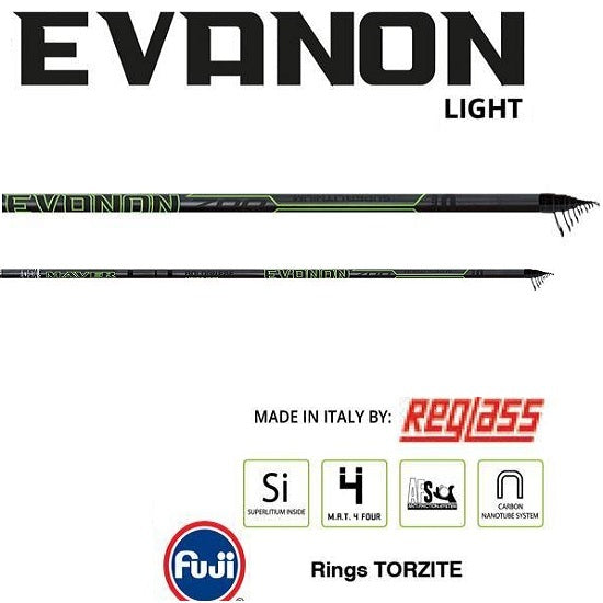 Lanseta Maver BOLOGNEZA SUPERLITIUM EVANON LIGHT MX 6M Inele Fuji Torzite