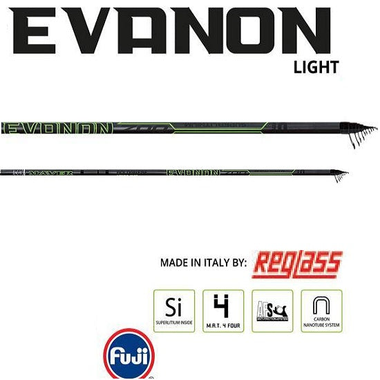 Lanseta Maver BOLOGNEZA SUPERLITIUM EVANON LIGHT MX 7M Inele Fuji