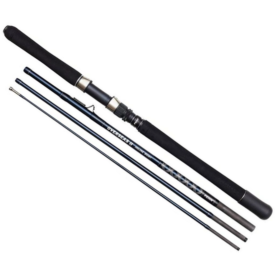 Lanseta PENN Overseas II Inline Boat Rod, 2.10m, 20-30lbs, 4seg