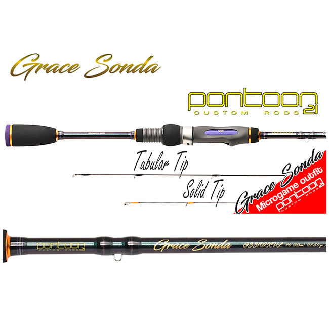 Lanseta Pontoon21 Grace Sonda GSS702XULST 2.13m 0.7-5g Extra Fast, Varf Plin