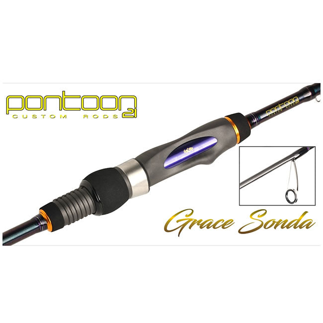 Lanseta Pontoon21 Grace Sonda GSS722LST 2.18m 1.7-10.5g Extra Fast, Varf Plin