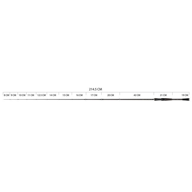 Lanseta RTB Fortezza 2.14m 10.5-28g X-Fast Baitcast
