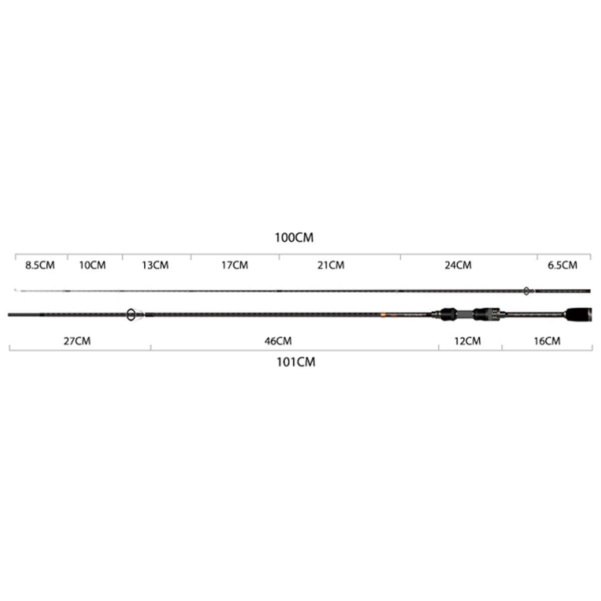 Lanseta RTB Piacere, 1.97m, 0.1-3.5g Fast, 2seg