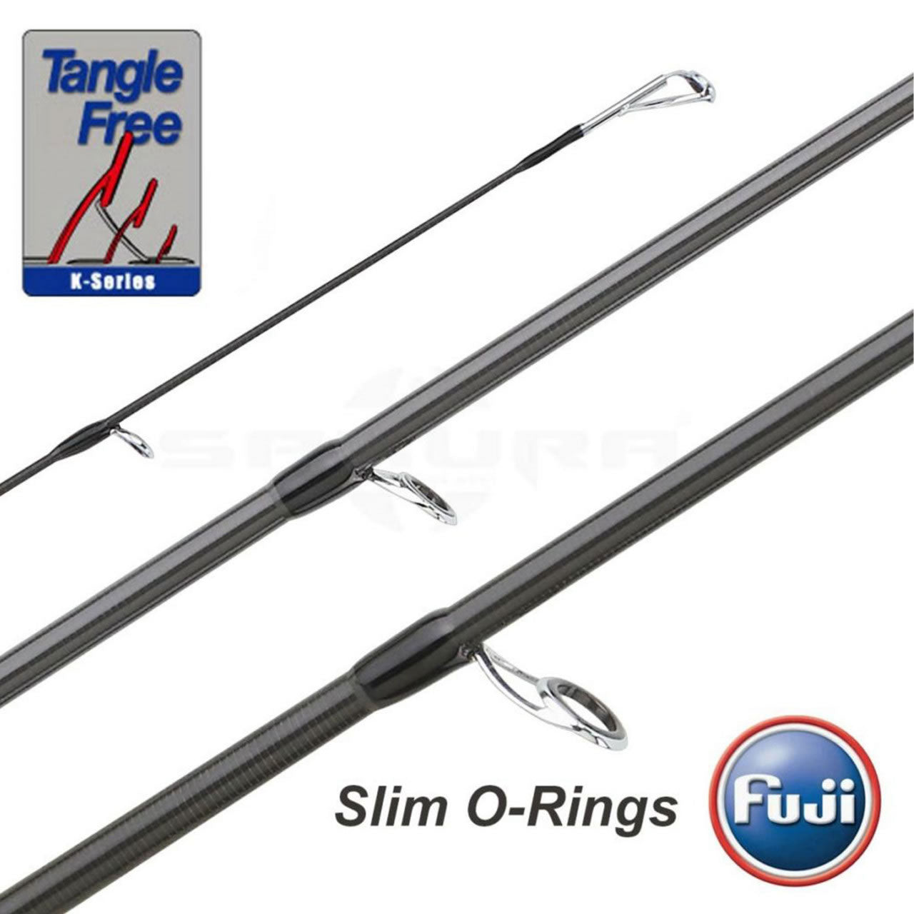 Lanseta SAKURA Stingray Egi Spinning STS 822M, 2.48m, 7-30g, 2seg