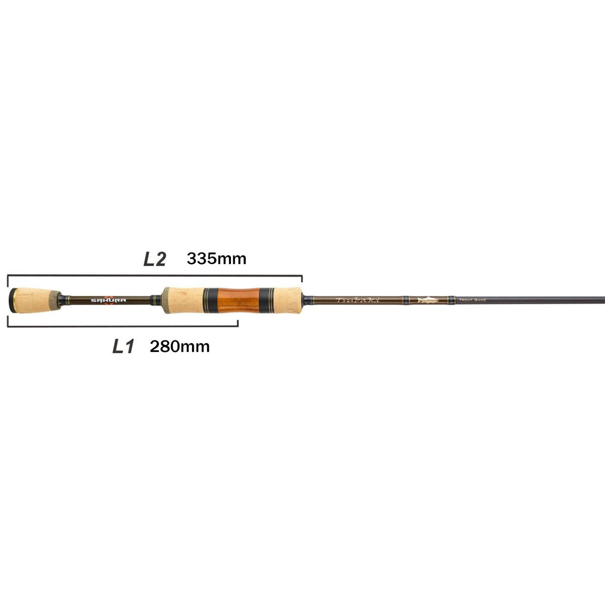 Lanseta SAKURA Tsubaki TSU 632 L, 1.90m, 2-7g, 2 seg, The One
