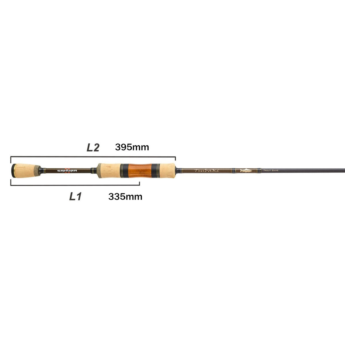 Lanseta SAKURA Tsubaki TSU 732 ML+, 2.20m, 5-18g, 2 seg, River Dream