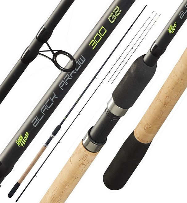 Lanseta SENSAS Black Arrow Feeder 300 G2, 3.90m, 60-100g, 2+3seg